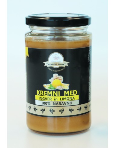 Kremni med z Ingverjem in Limono