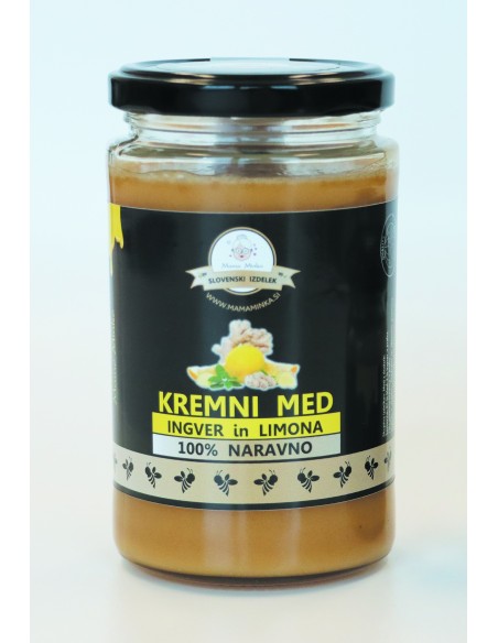 Kremni med z Ingverjem in Limono