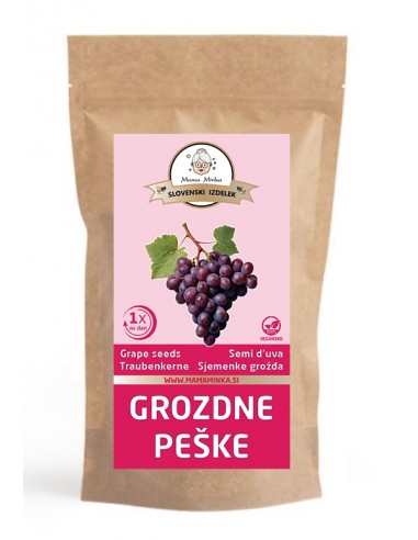 Grape seeds - ground 300g (bag)