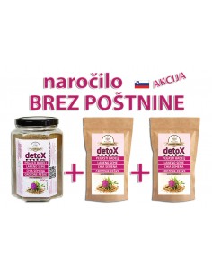 Detox mix 800g + 400g + 400g (kozarec + 2 vrečki) brez...