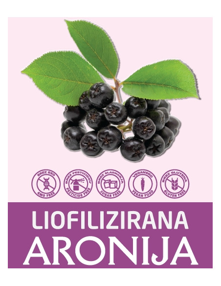 Liofilizirana Aronija 100g (vrečka)